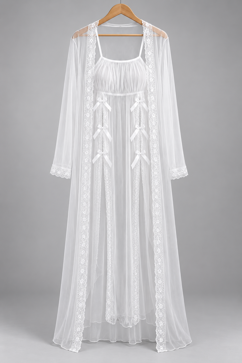 Lingerie with Sheer Robe