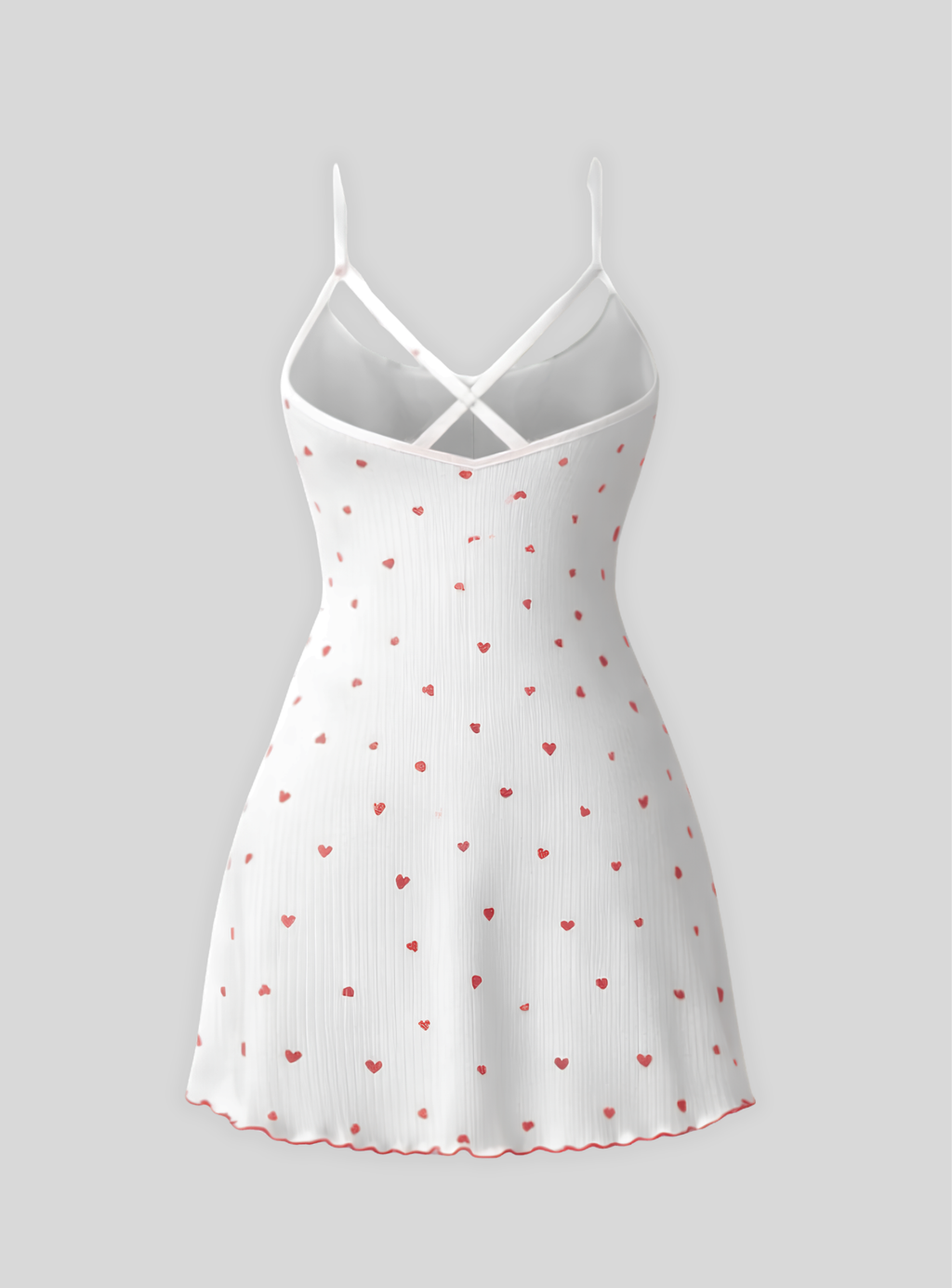 Heart Print Nightdress