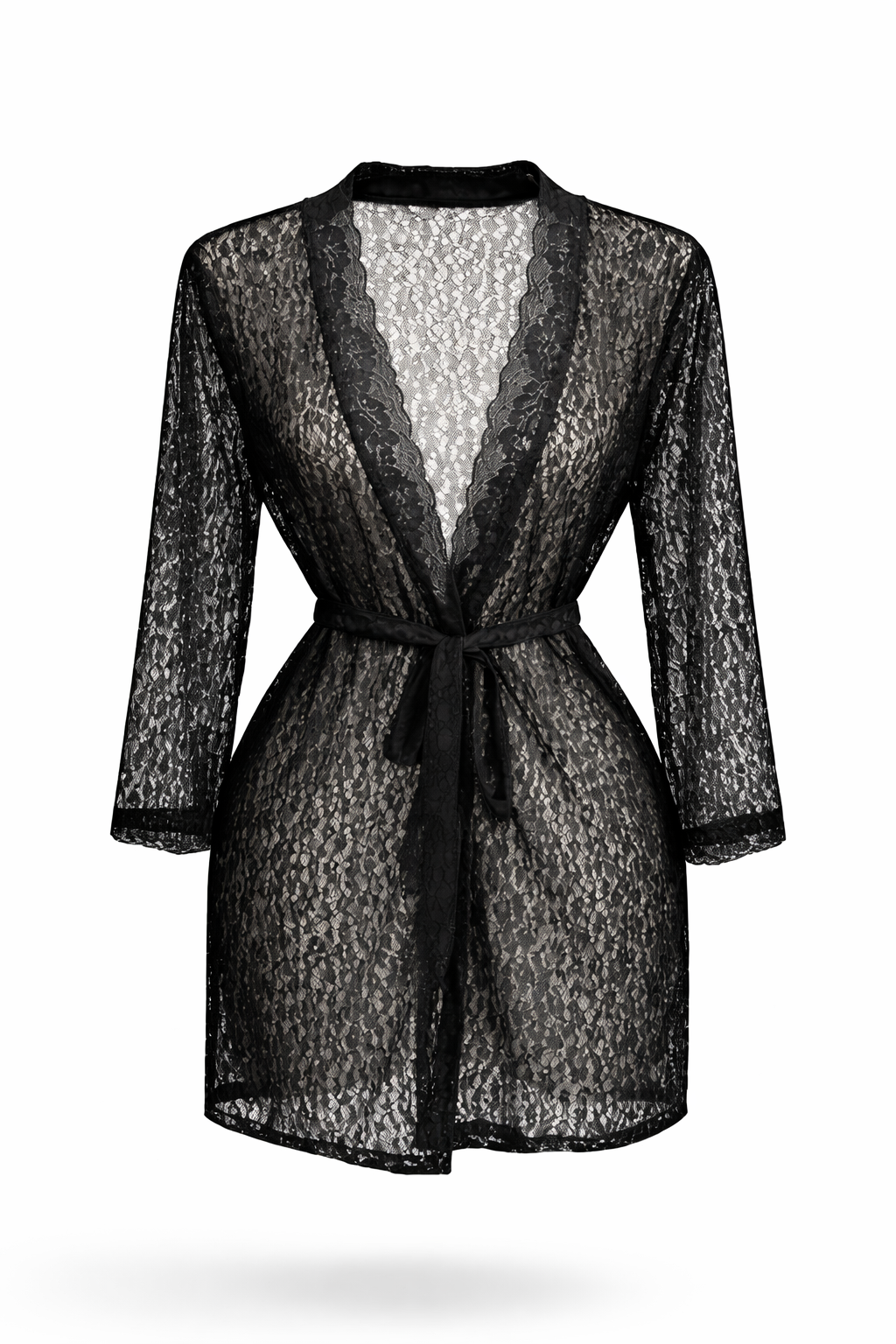 Sheer Lace Robe
