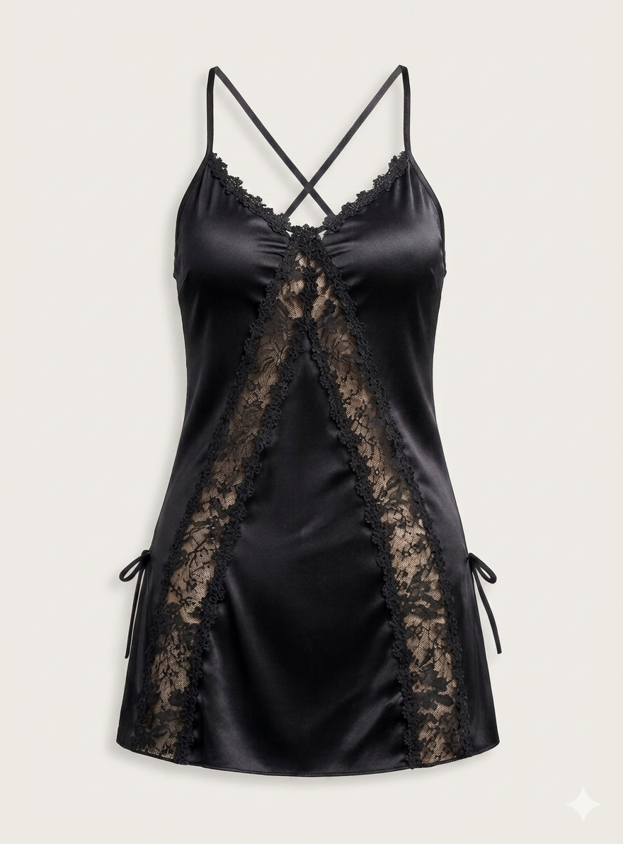 Satin Lace Lingerie