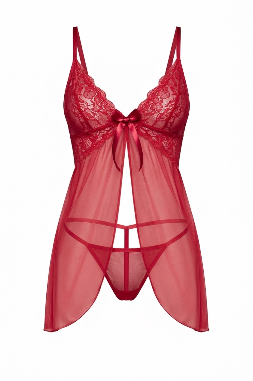 Open Front Lace Lingerie