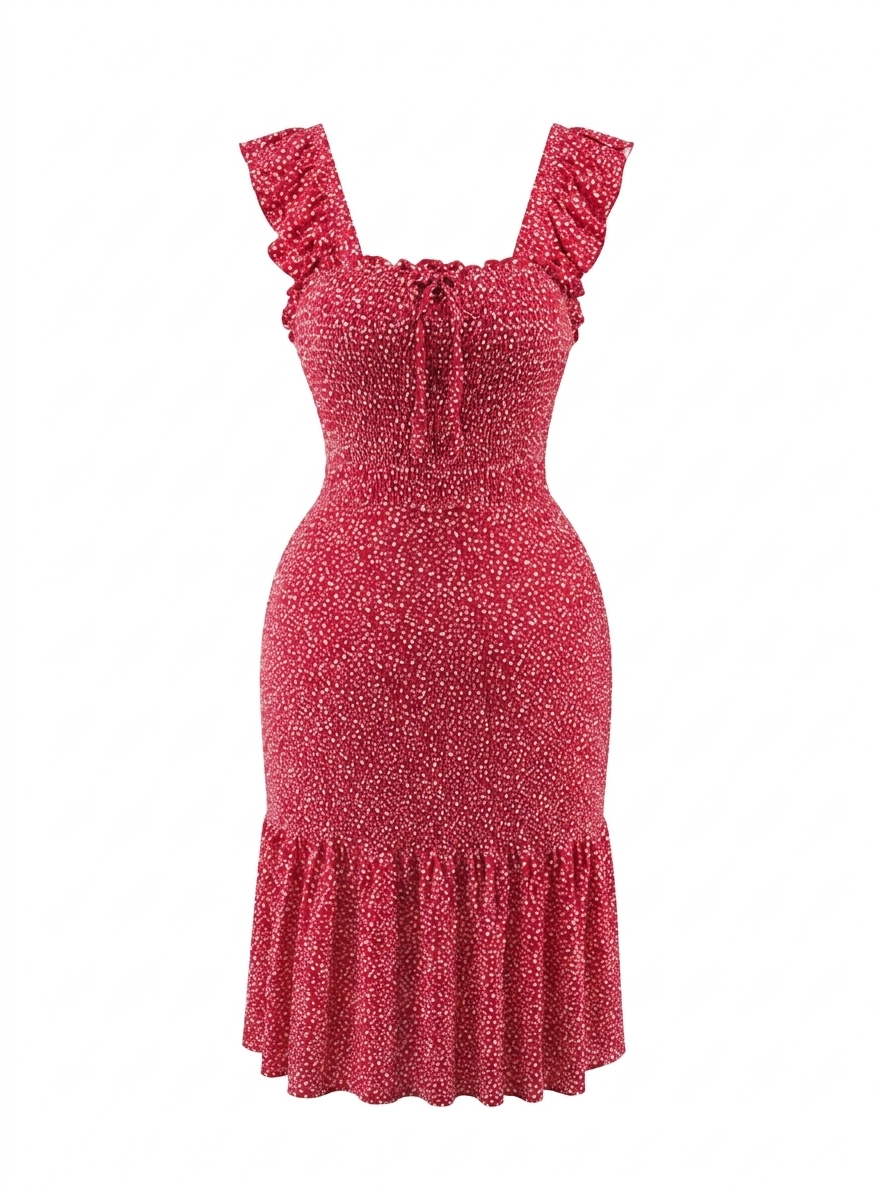 Long Dress with Back Tie