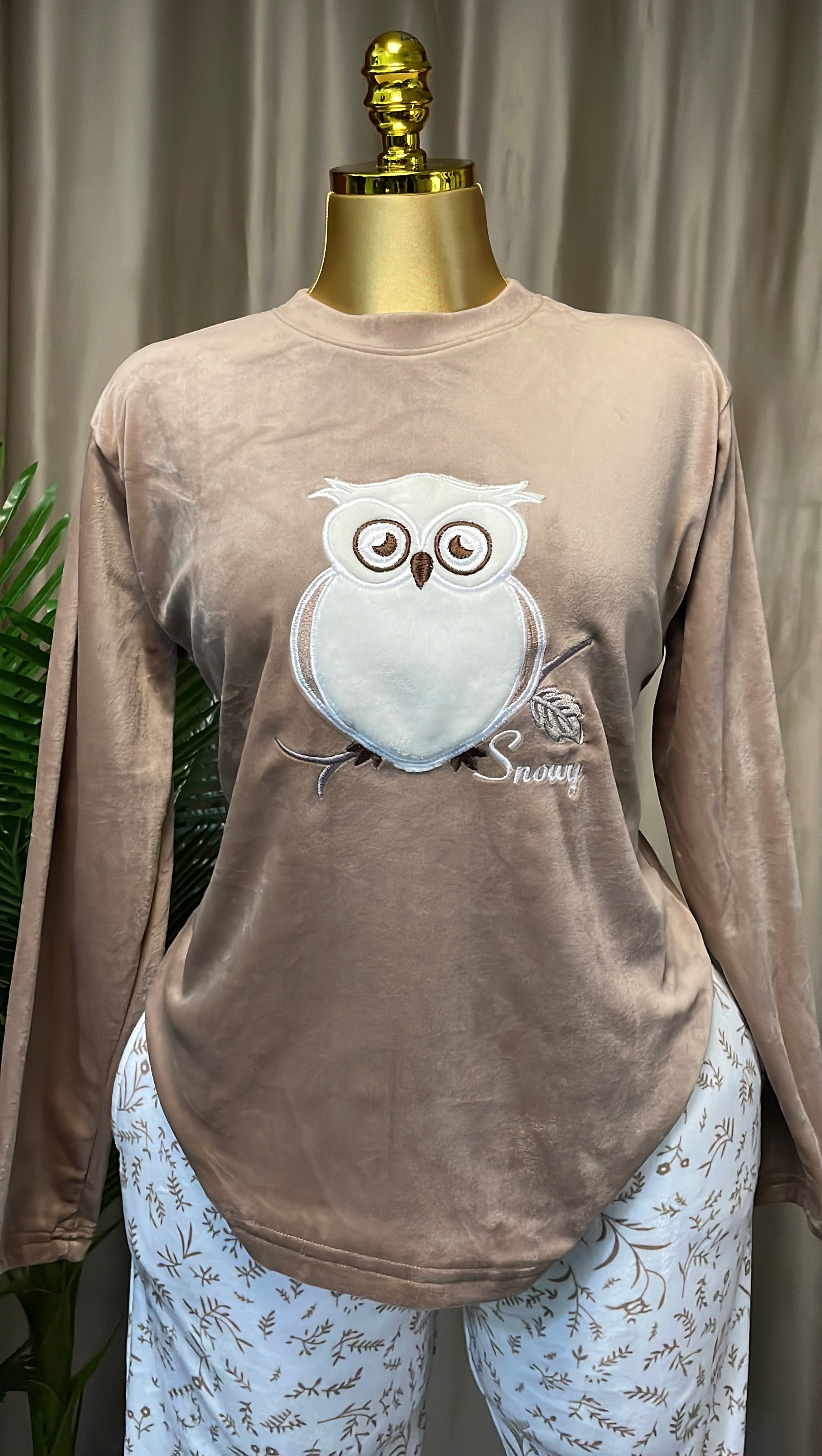 بيجامه شتوي قطعتين