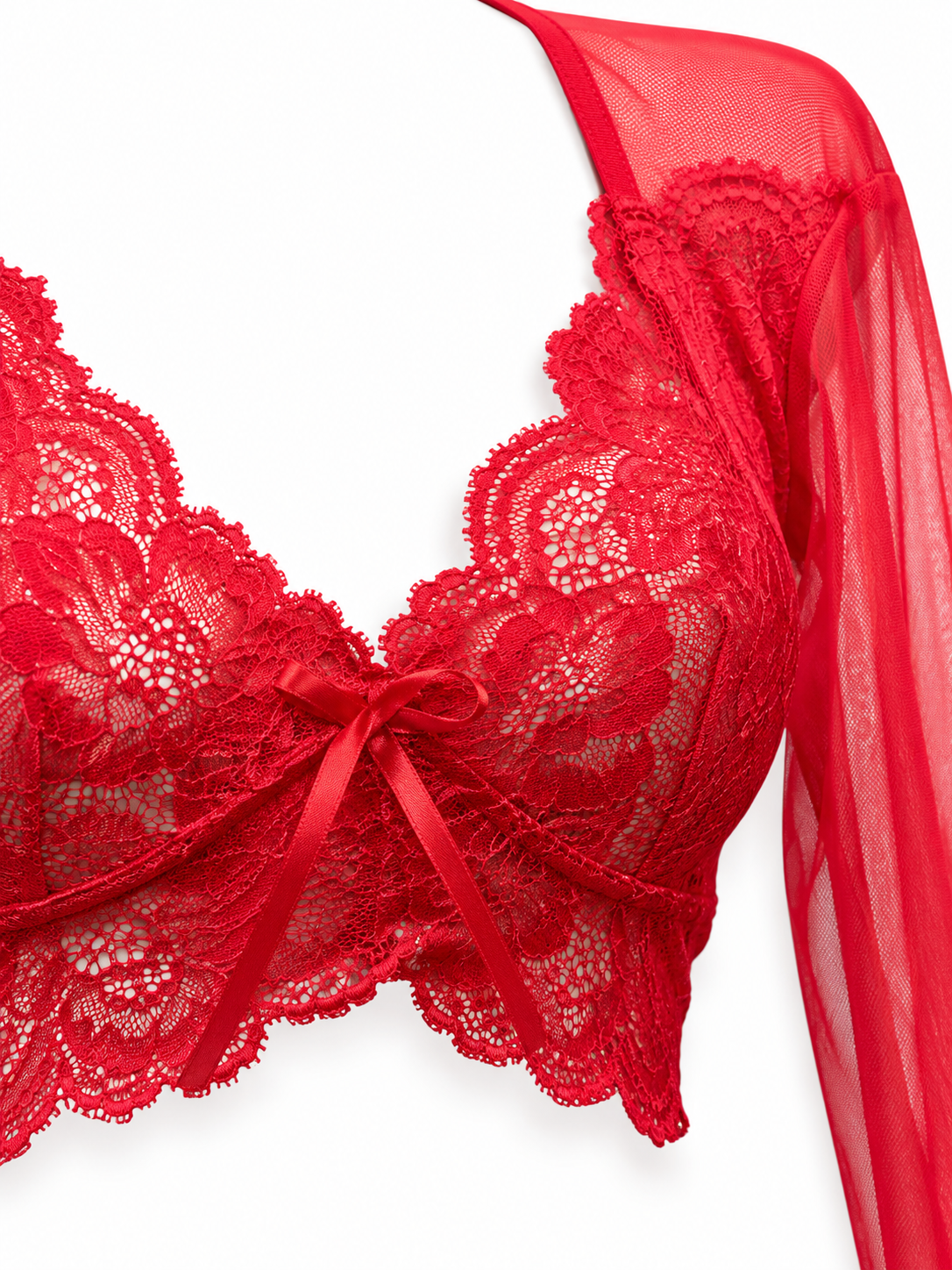 Lace Mesh Lingerie Set