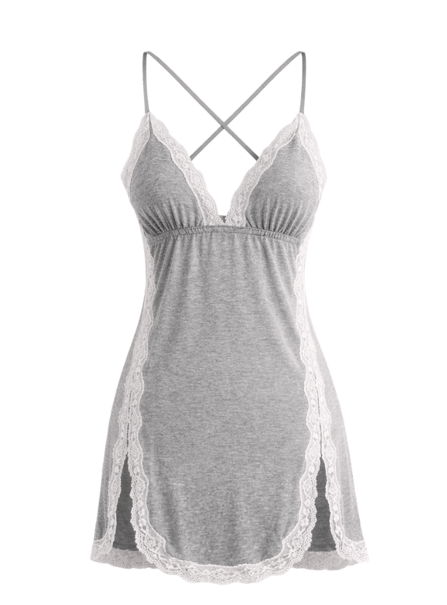 كاش قصير مزود بالدانتيل