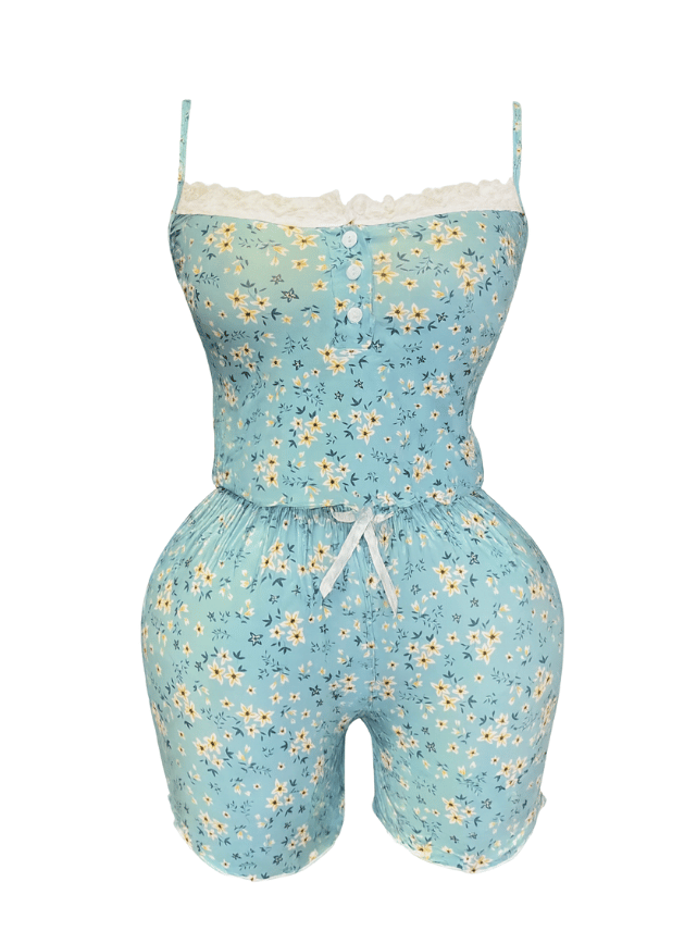 Flower Print Pajamas