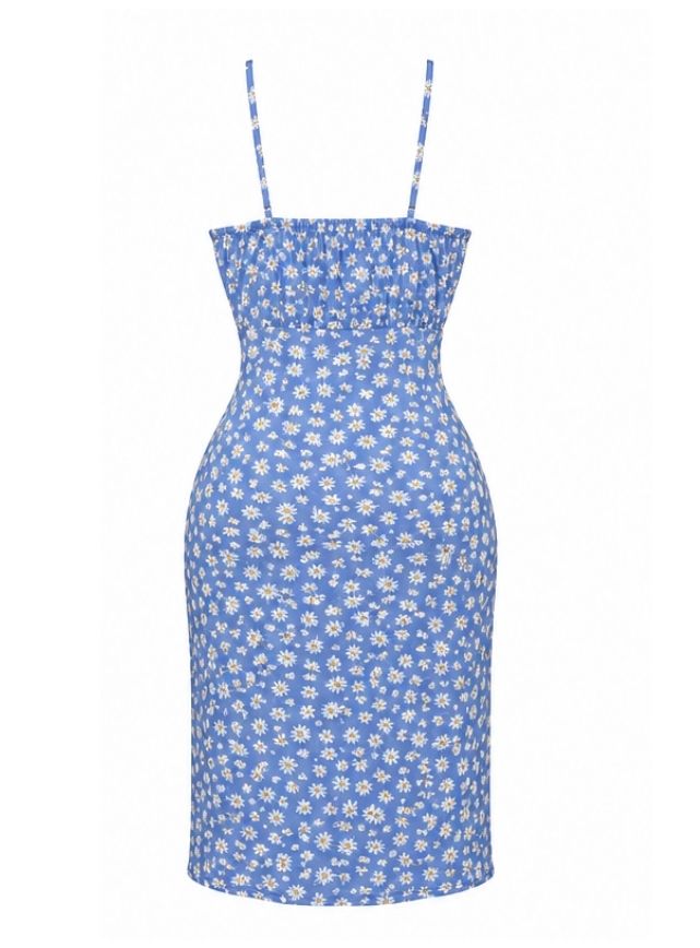 Floral Maxi Dress with Side Slit