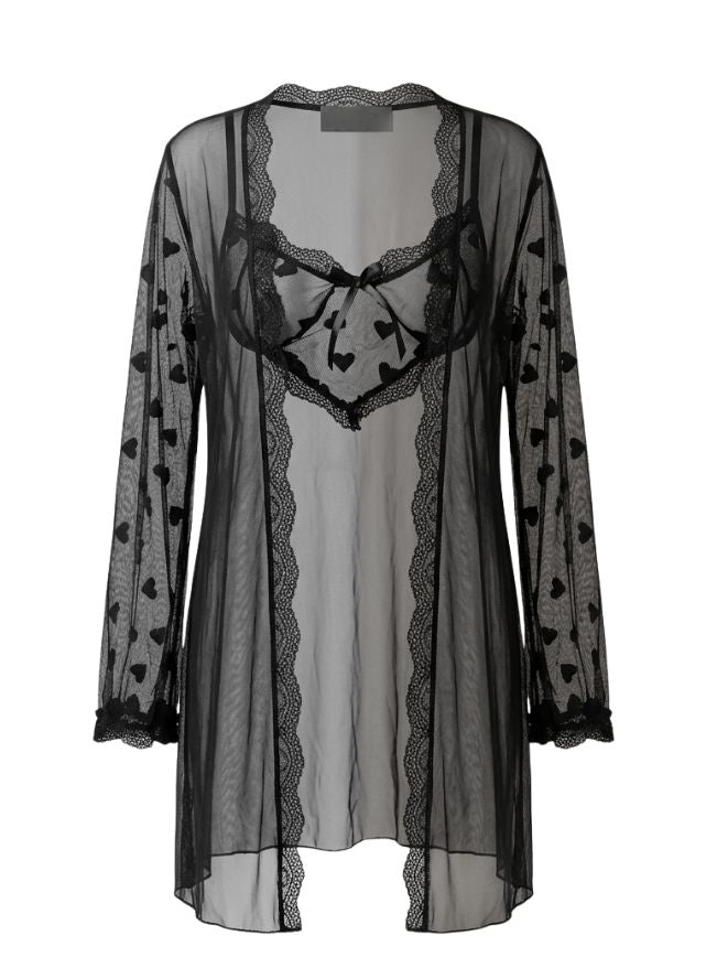 Lace Lingerie & Robe