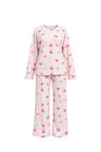 2-Piece Winter Floral Print Pajama Set