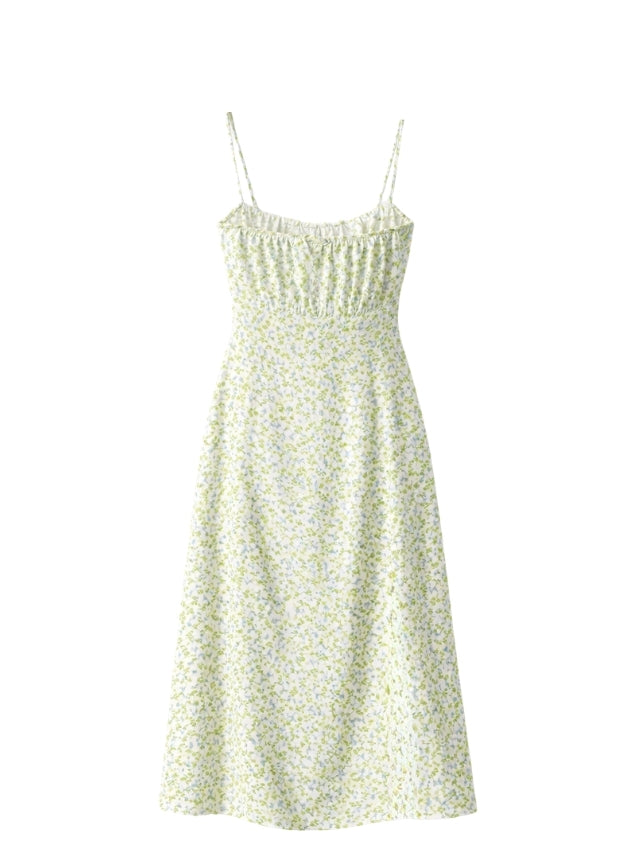 Floral Maxi Slit Dress