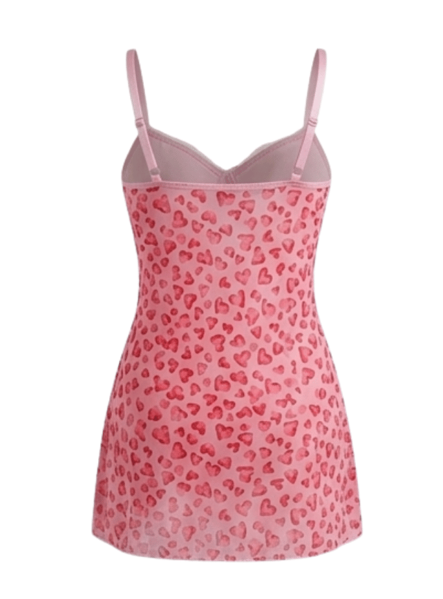 Pink Sheer Lingerie