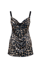 Tiger Print Dress with Butterfly Back Detail
