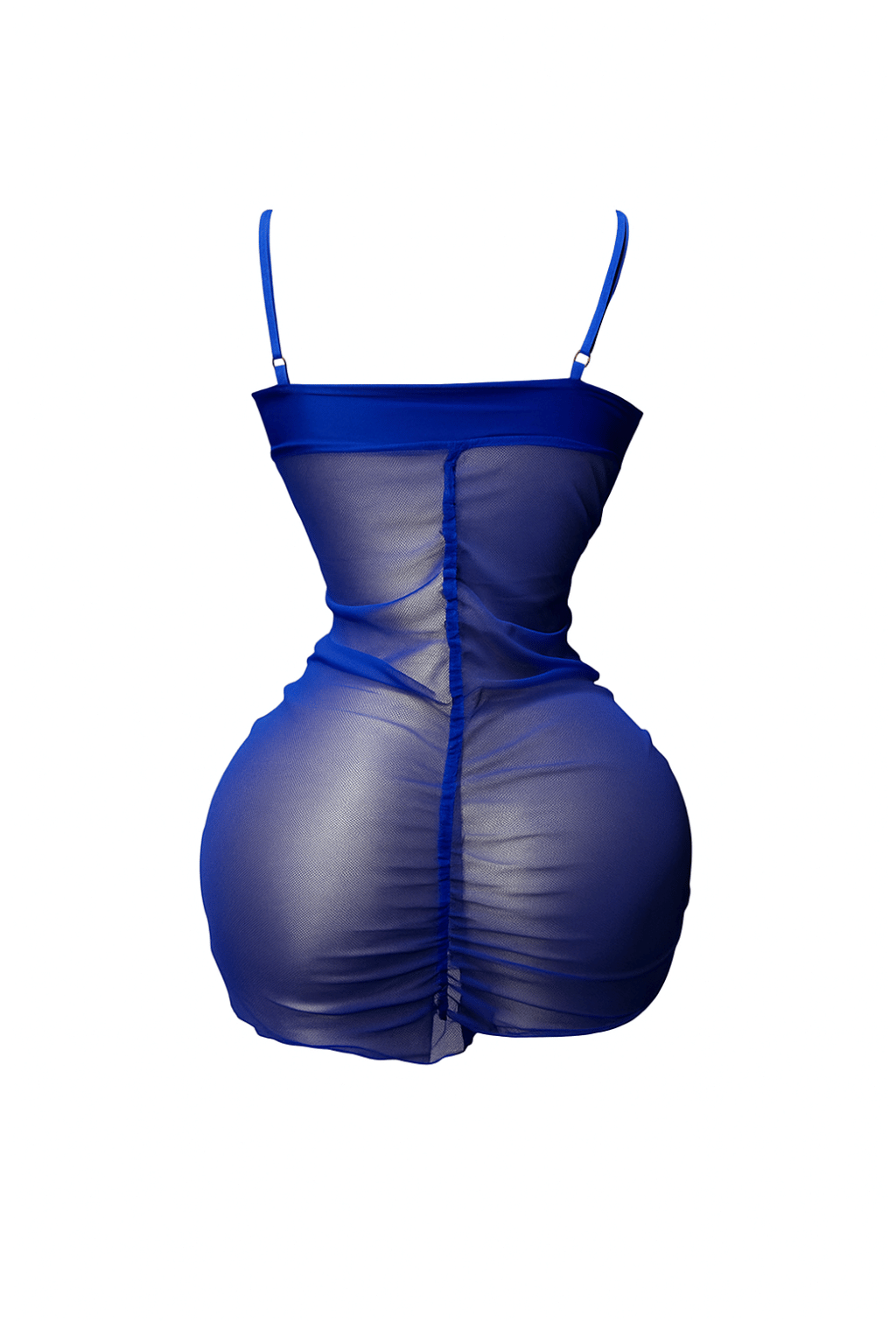 لانجري قصير شفاف من الجنبين