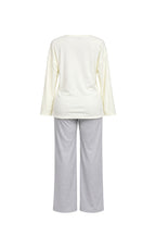 2-Piece Winter Pajama Set with Bust Detail