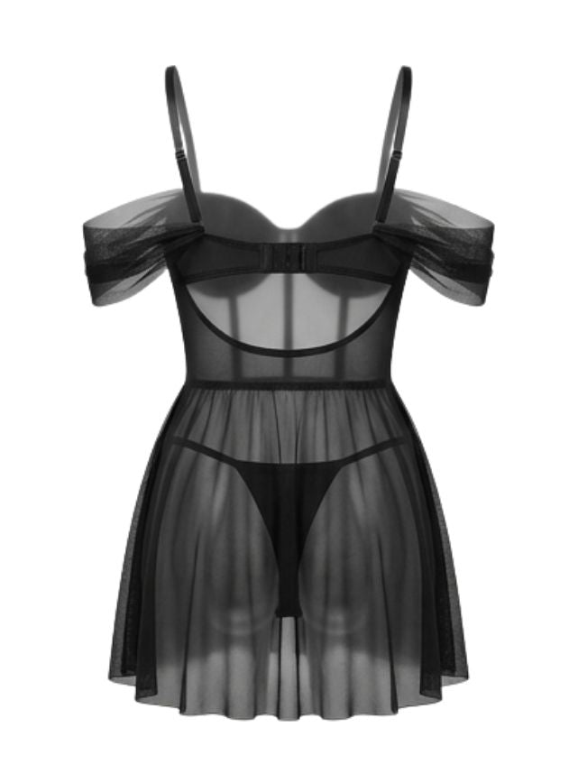 code 422 بيبي دول قصير اسود