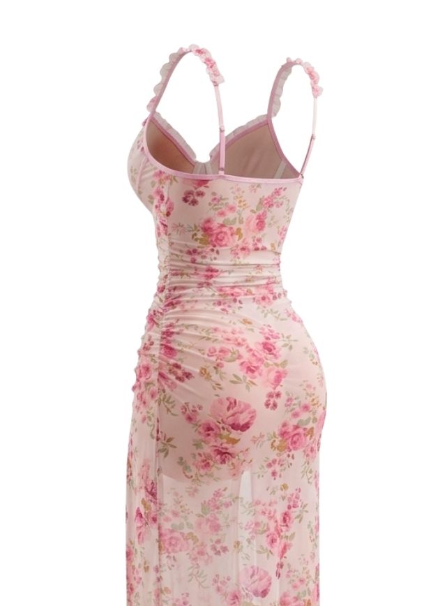 Printed Slit Nightdress