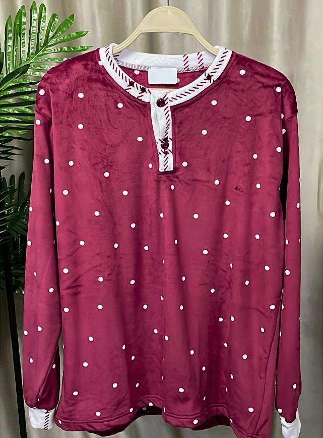 بيجامه شتوي قطعتين