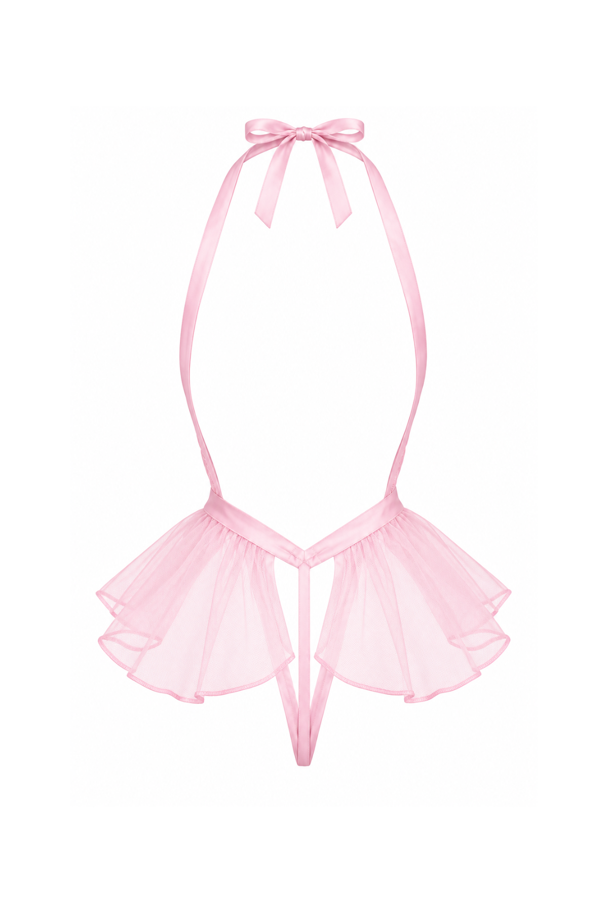 Open Babydoll with Bow Details