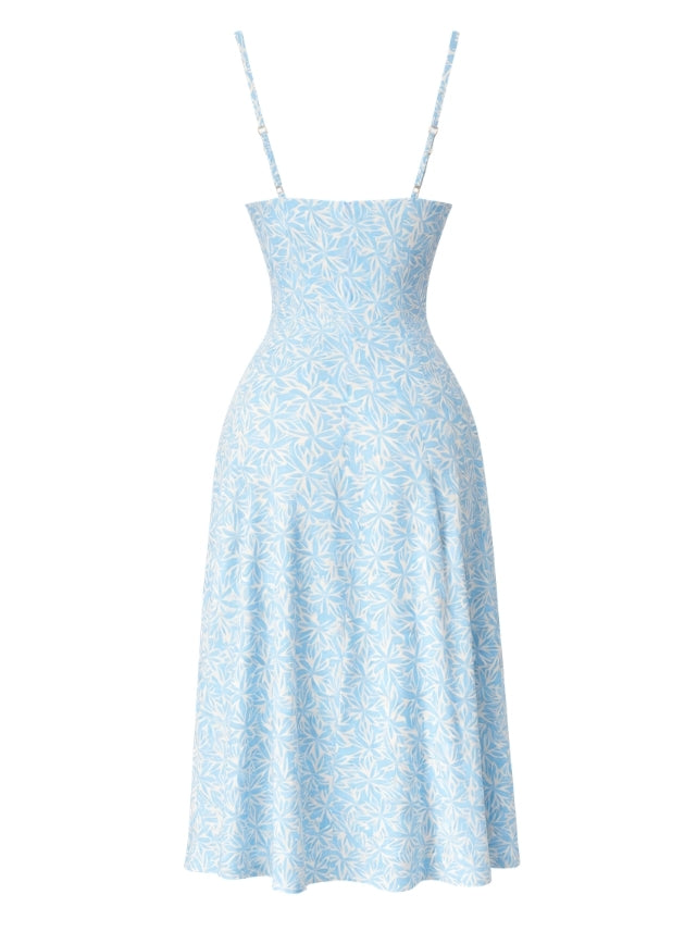 Floral Maxi Slit Dress