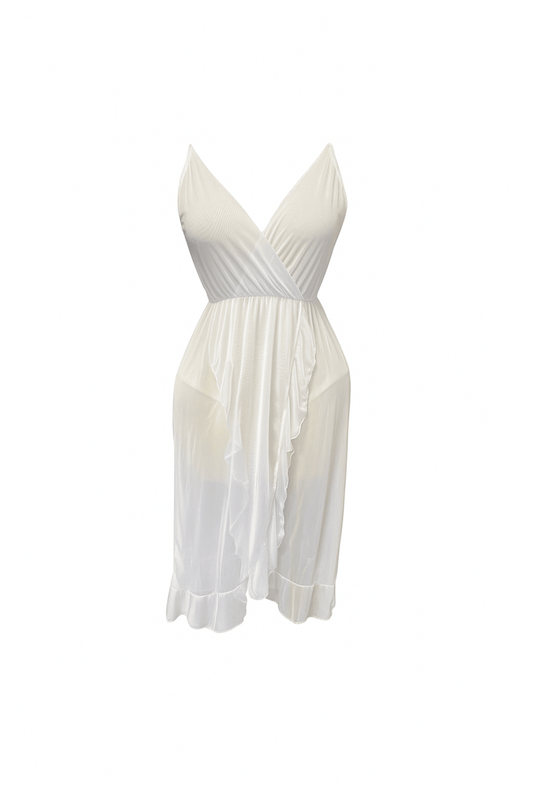 لانجيري شفاف طويل بقصه مميزه