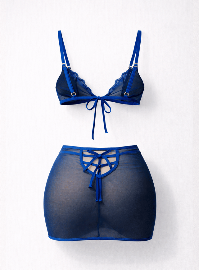 Sexy Lace Top Skirt Set