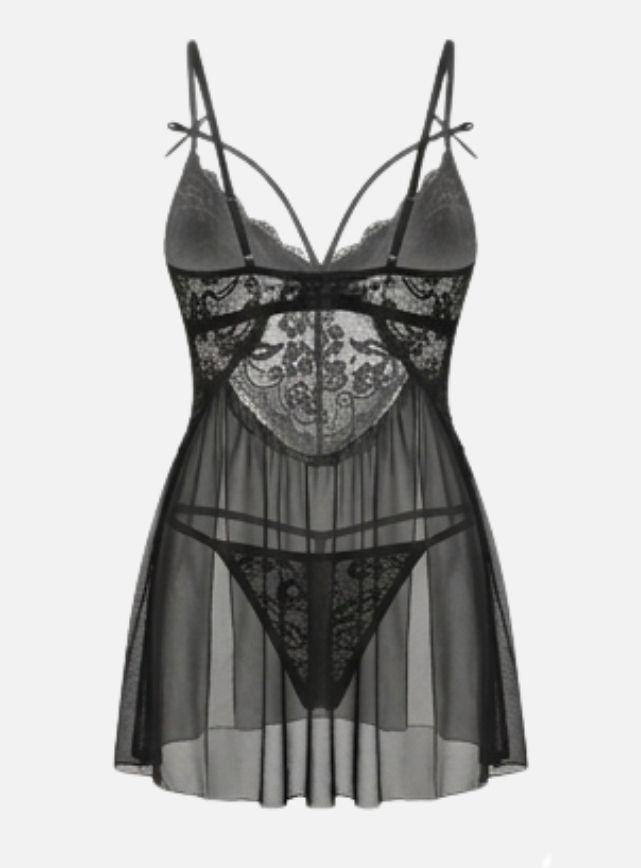 code 422 بيبي دول قصير اسود