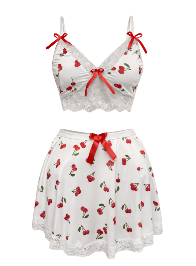 بيبي دول قطعتين بطبعه الكريز