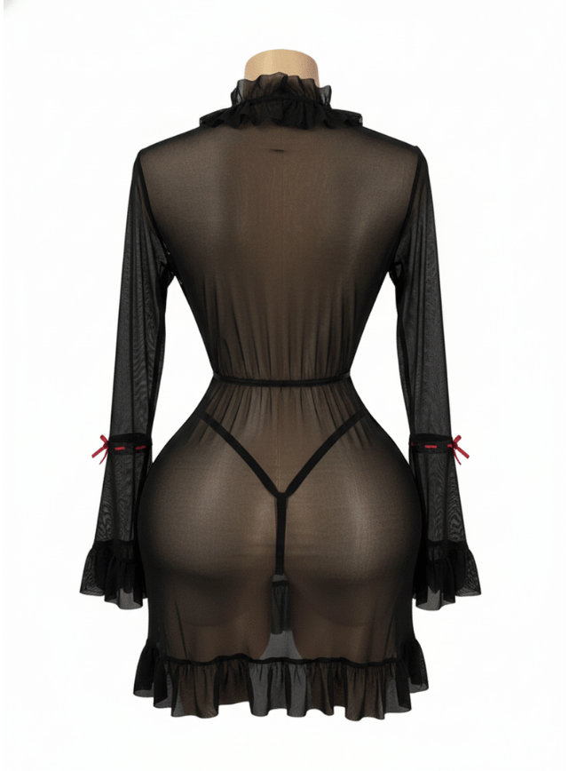 Transparent Sleeve Nightdress