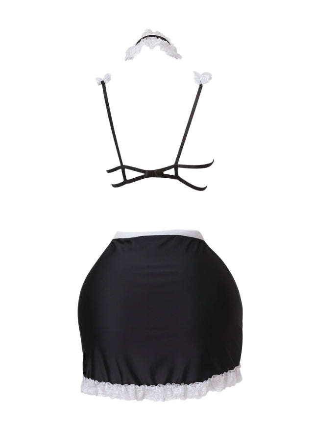 code 650 بيبي دول قصير اسود