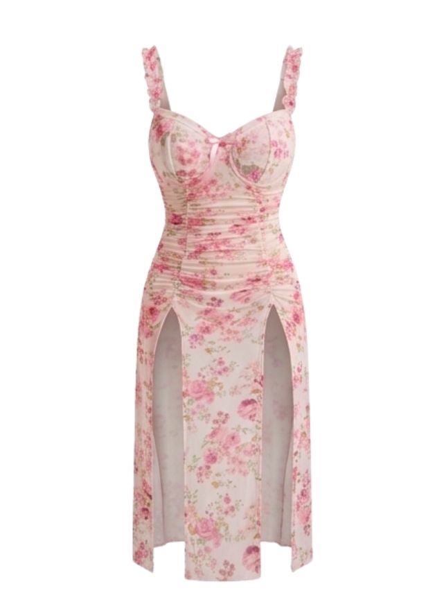 Printed Slit Nightdress