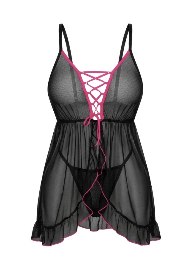 Open Sheer Lingerie