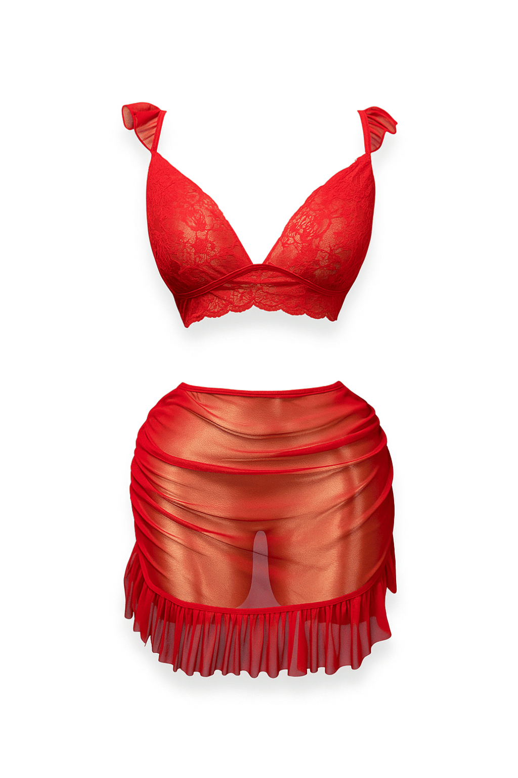 Sheer Top Skirt Lingerie