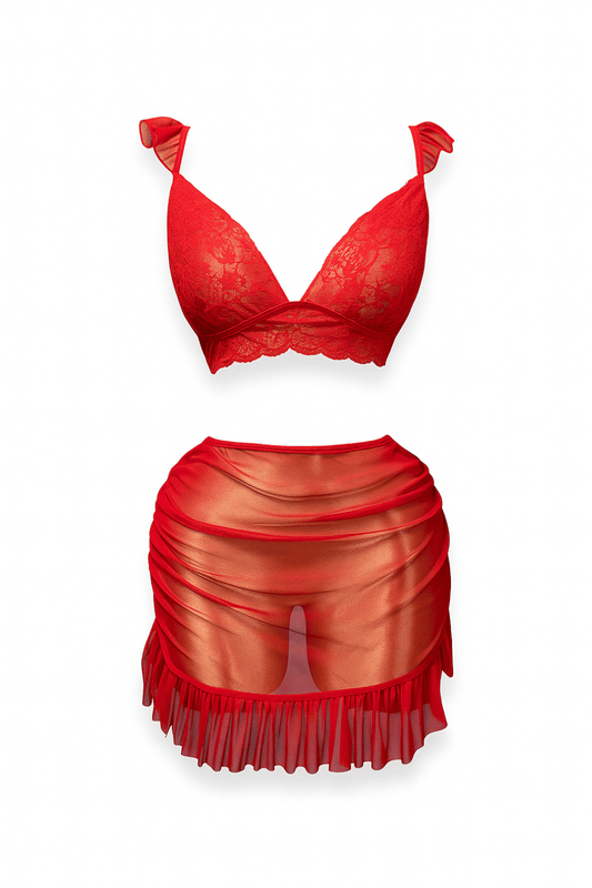 لانجيري قطعتين بقصه مميزه