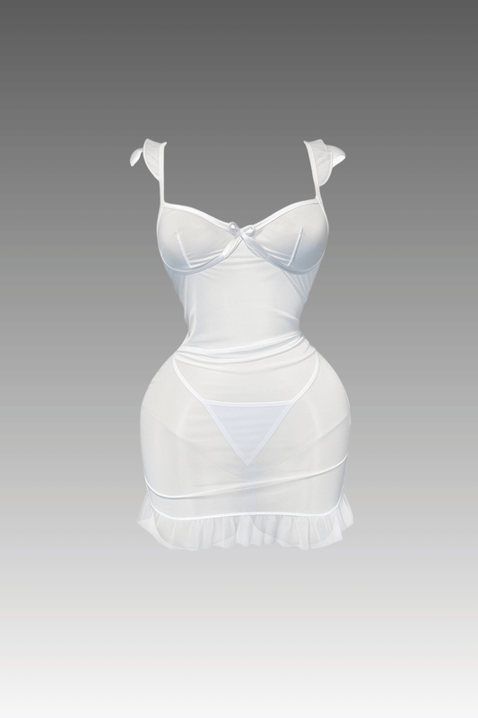 بيبي دول شفاف مزود ب استك من الجناب