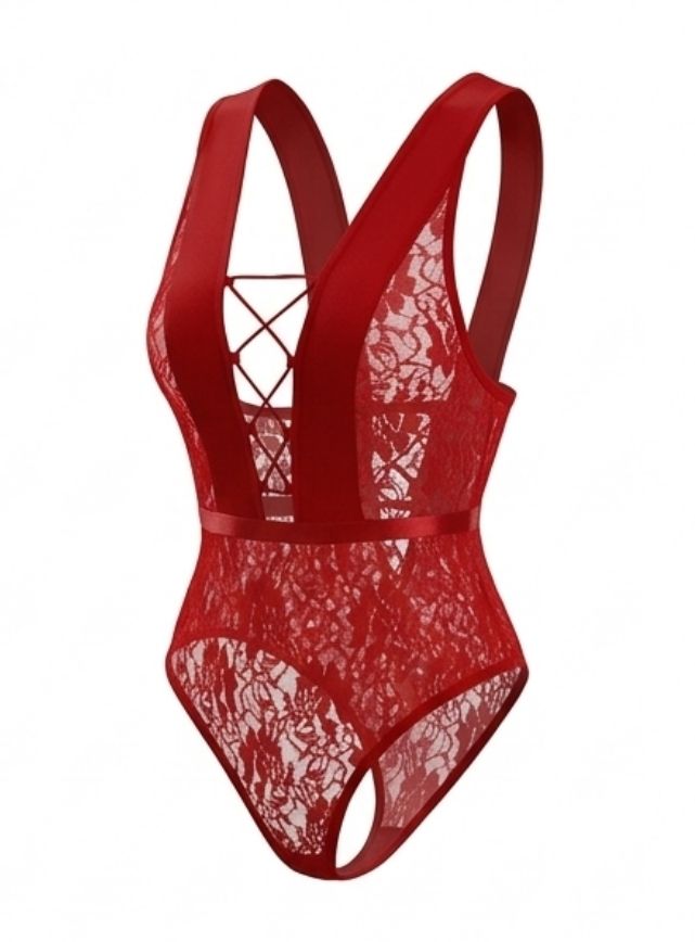 code 690  بيبي دول قصير احمر