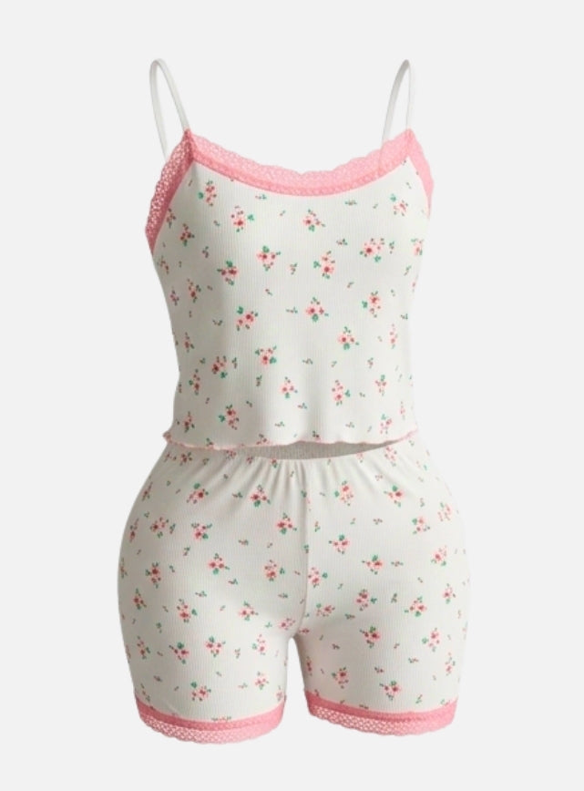 Short & Top Open Back Pajama