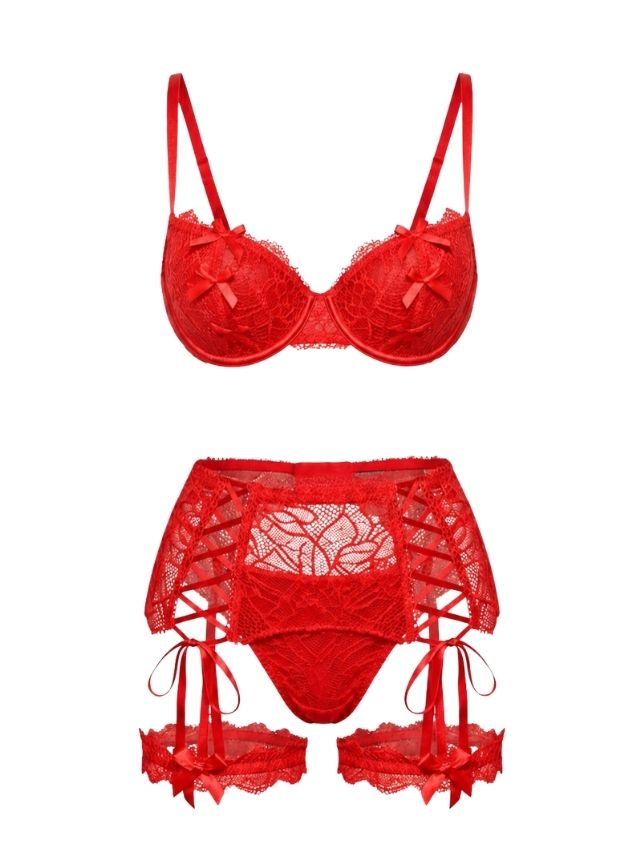 Sheer 5-Piece Babydoll
