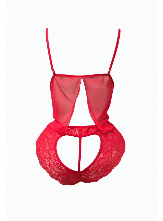 Two-Piece Sheer Mesh Lingerie