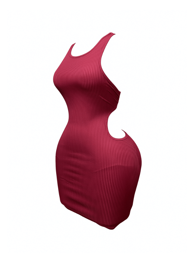 Open Back Bodycon Dress