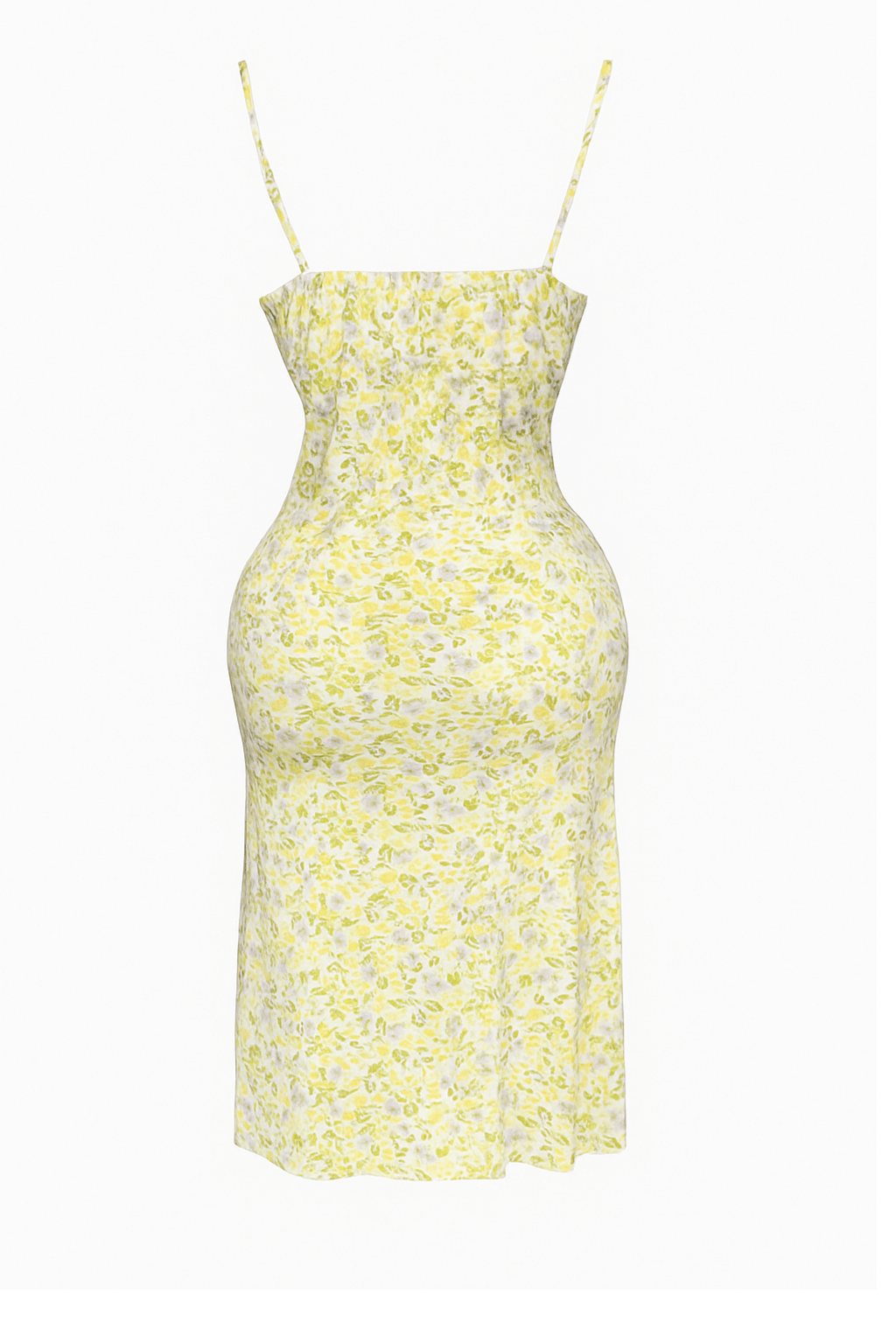 فستان بقصه صدر مميزه بطبعه الورد