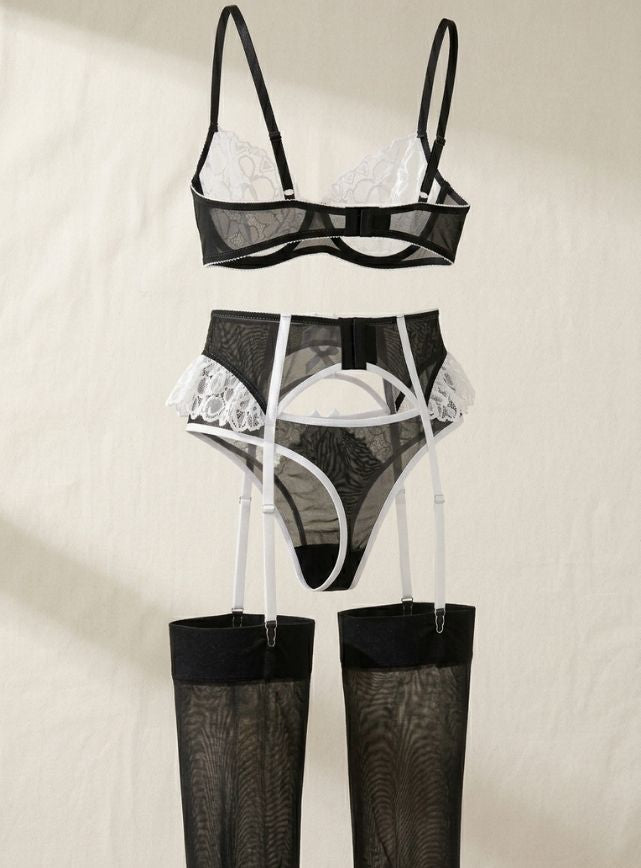 Sexy 4-Piece Babydoll