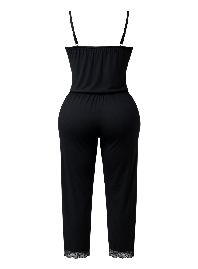 Cotton Lace Pajama Set