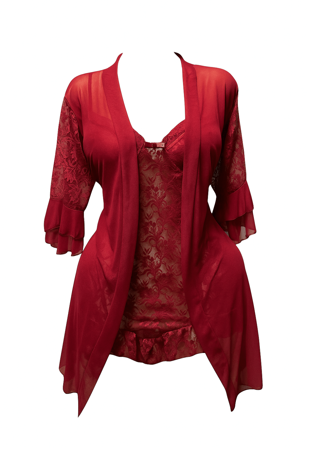 Lace Lingerie Robe
