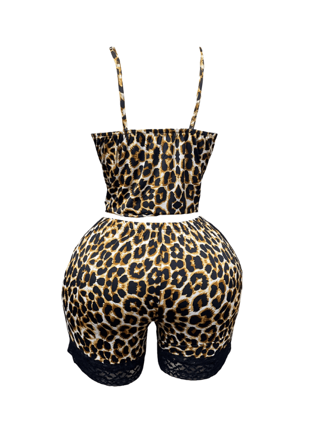 بيجامه تايجر مزوده بدانتيل