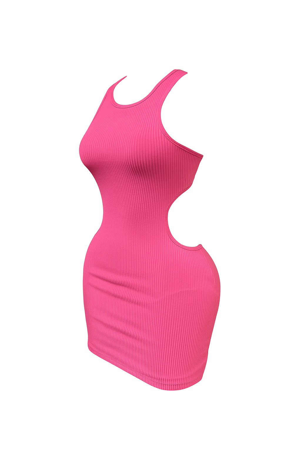 فستان قصير بفتحة من عند الضهر