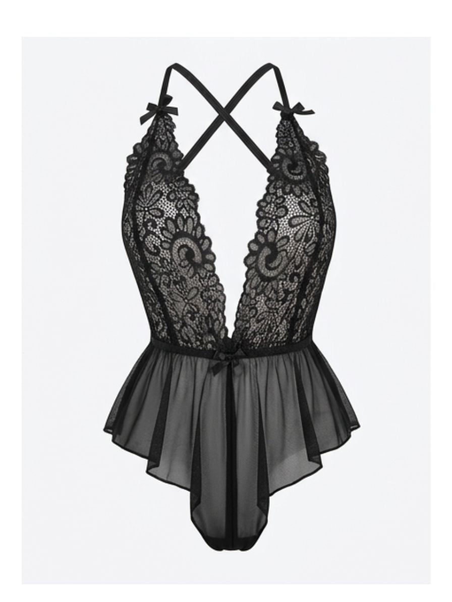 Sheer Lace Babydoll