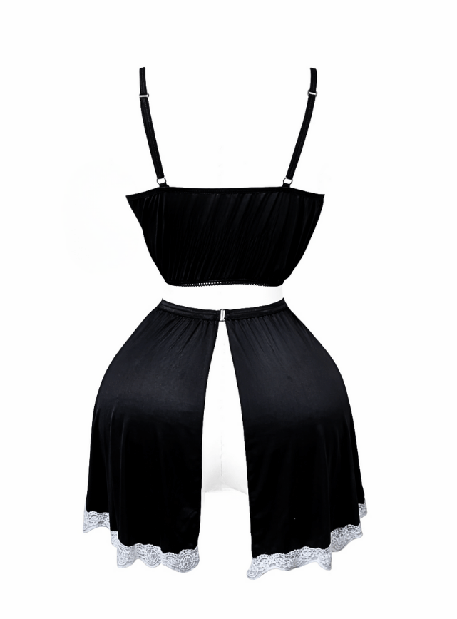 code 650 بيبي دول قصير اسود