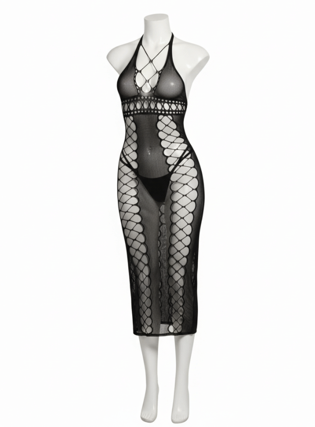 Long Mesh Bodycon