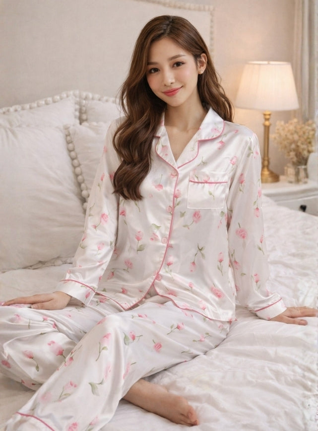 بيجامه ستان بنطلون بطبعه مميزه