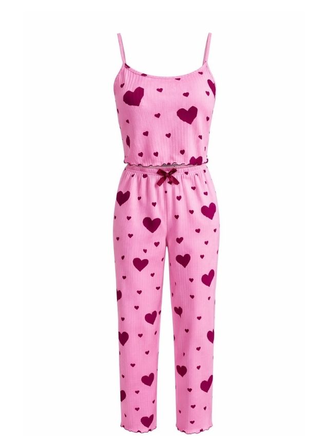 Heart Print Pajama
